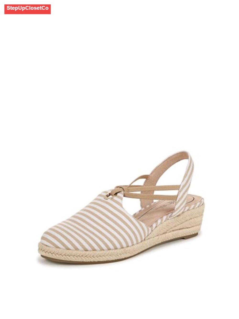 LifeStride Kennedy Wedge Sandals Slingback Espadrille